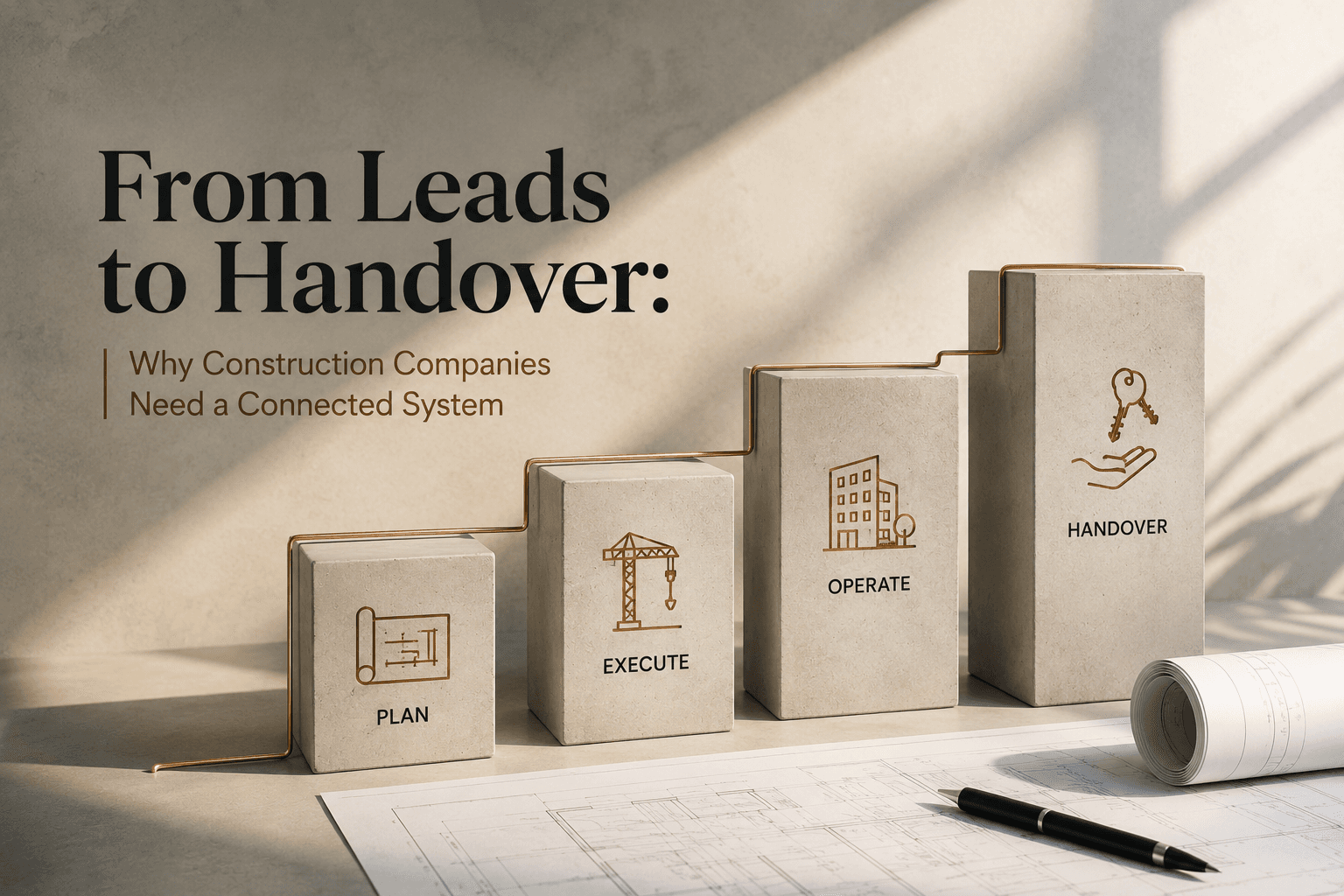 From Leads to Handover: Why Construction Companies Need a Connected CRM